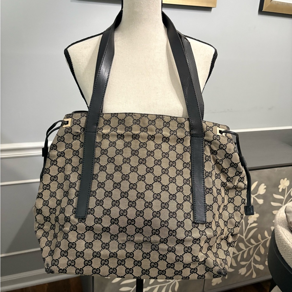 Gucci Beige and Black Women's Tote Bag - Picture 2 of 9